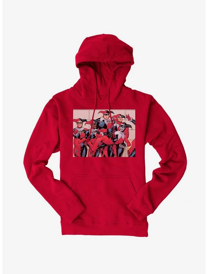 Cheap 👍 DC Comics Batman Harley Quinn Line Up Hoodie 🤩 - Image 6