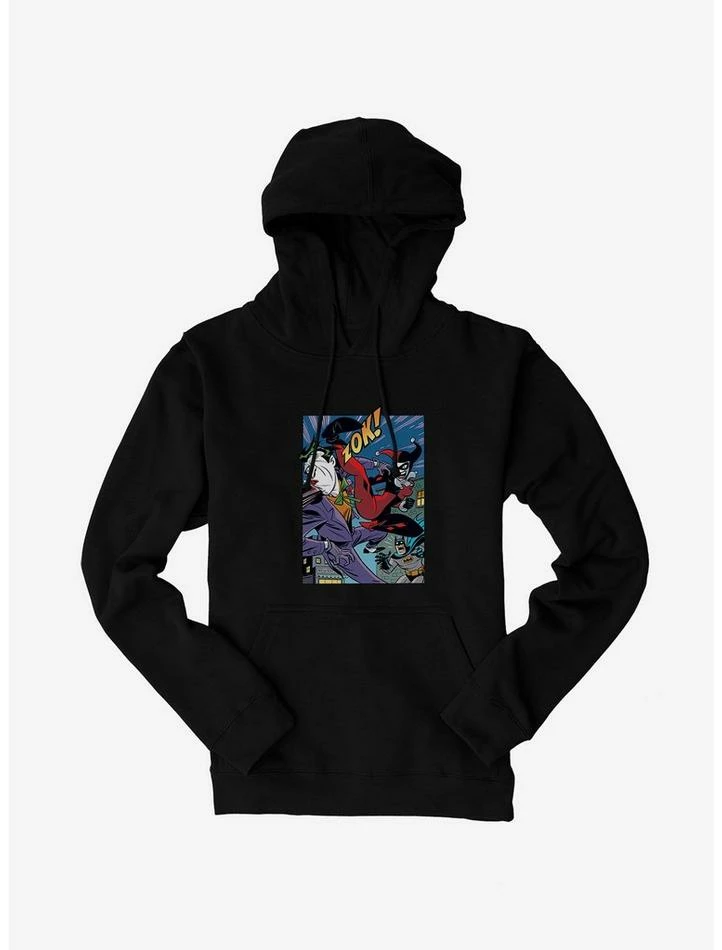 Wholesale 💯 DC Comics Batman The Joker And Harley Quinn Zok Kick Hoodie 🎉 - Image 2