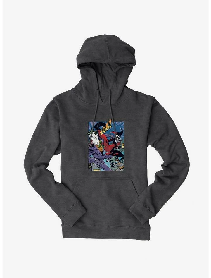 Wholesale 💯 DC Comics Batman The Joker And Harley Quinn Zok Kick Hoodie 🎉 - Image 3