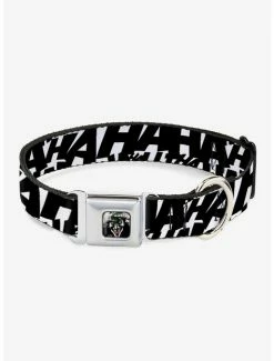 New ✨ DC Comics Joker The Killing Joke Pose Ha Ha Ha 🐶 Dog Collar Seatbelt Buckle 🎁