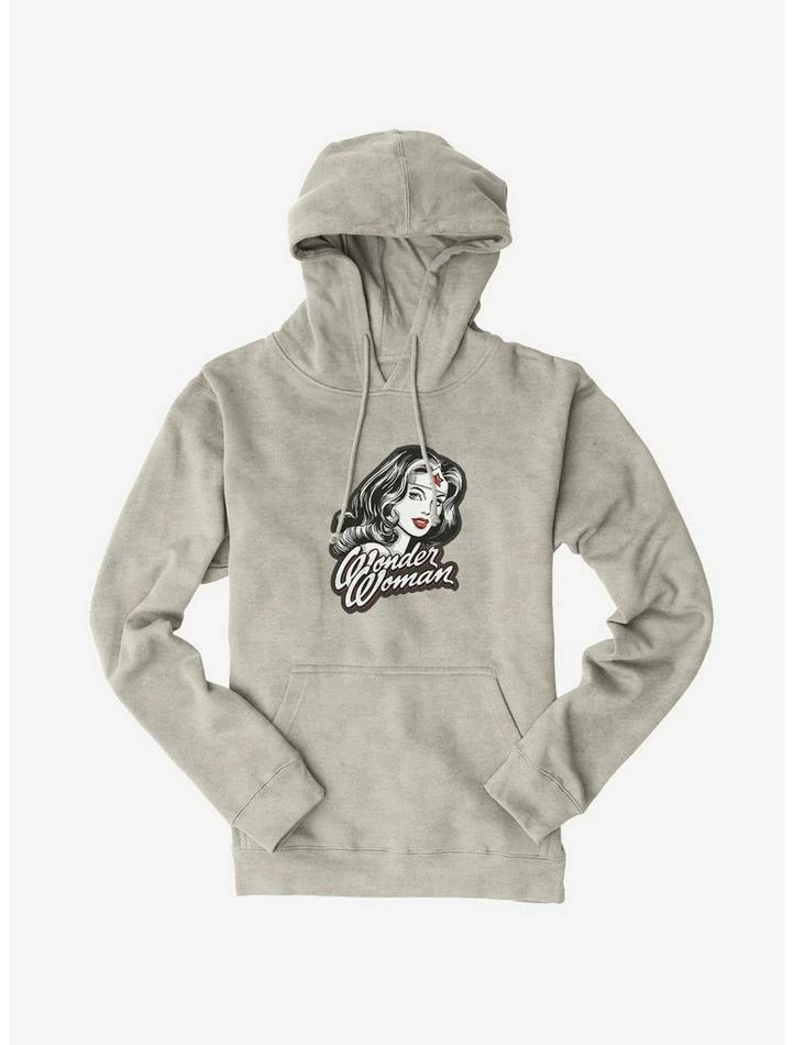 Best Pirce 🤩 DC Comics Wonder 👩 Woman Face Hoodie 🔥 - Image 6