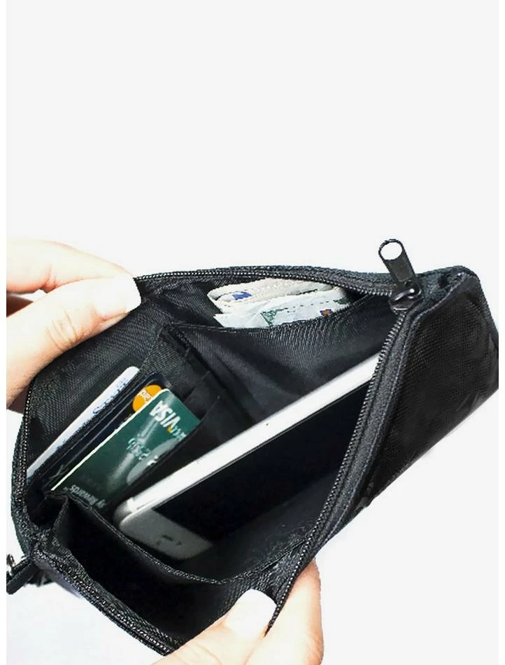 Buy 🔥 DC Comics Aquaman Classic Icon Scales Stripe Wallet Canvas Zip Clutch 🛒 - Image 2