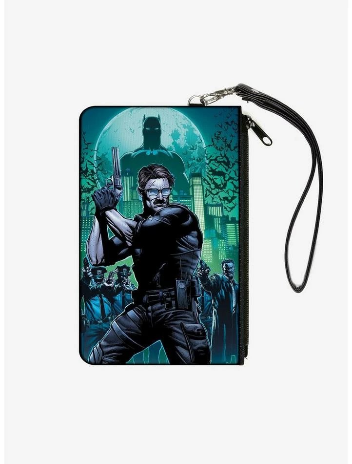 Deals ๐งจ DC Comics The New 52 Detective Comics Issue 25 James Gordon Cover Pose Wallet Canvas Zip Clutch ๐