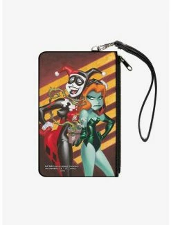 Wholesale ๐ฏ DC Comics Harley Ivy Issue 1 Laughing Mad Cover Pose Wallet Canvas Zip Clutch ๐