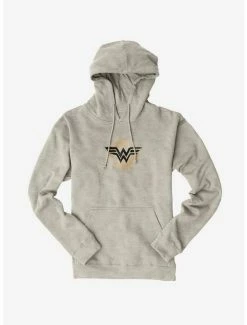 Hot Sale 🌟 DC Comics Wonder 👩 Woman Black Logo Symbol Hoodie 👏