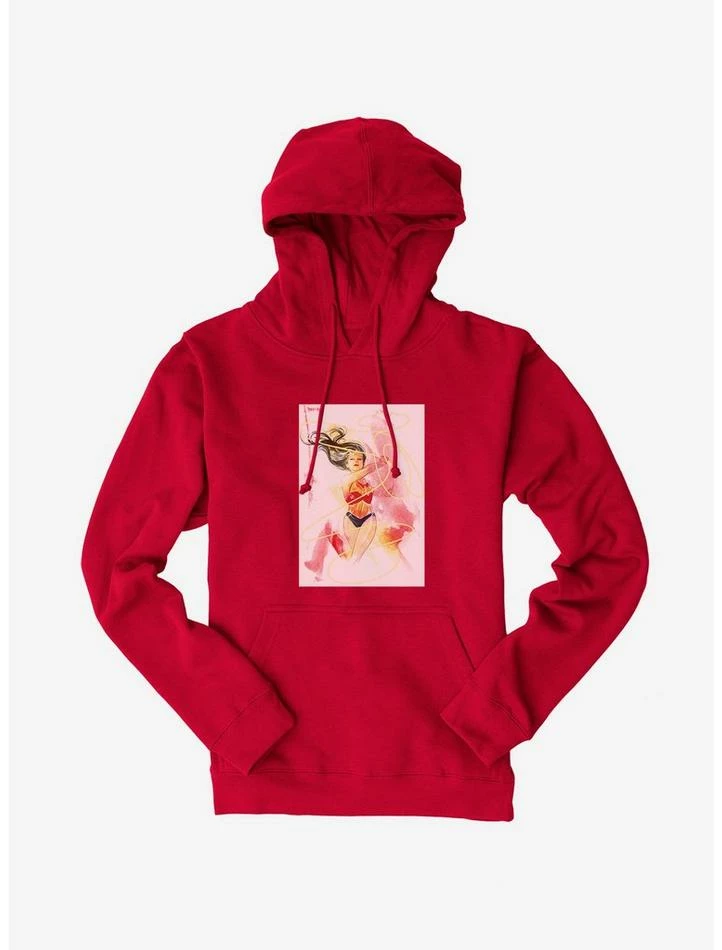New ๐ DC Comics Wonder ๐ฉ Woman Red Painting Hoodie ๐