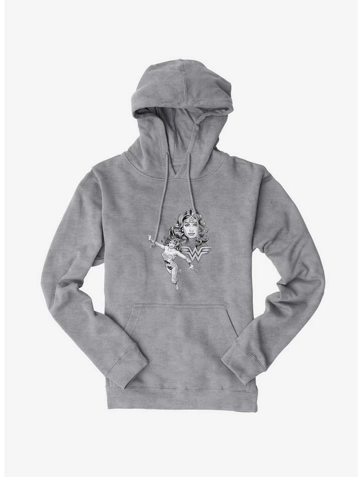 Budget ✨ DC Comics Wonder 👩 Woman Sketches Hoodie 😀 - Image 4