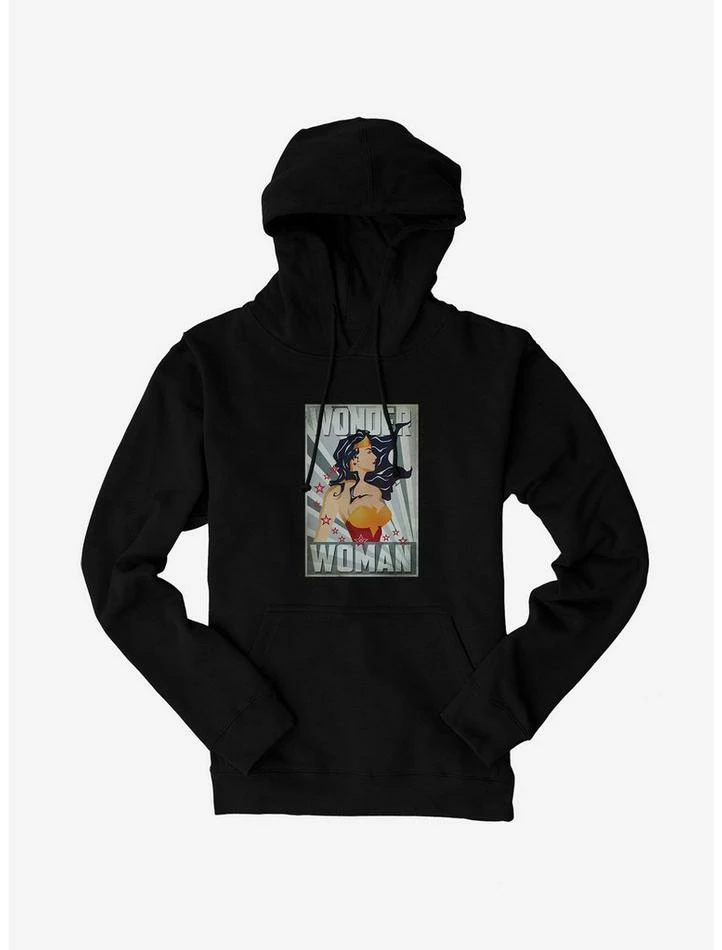 Outlet 😉 DC Comics Wonder 👩 Woman Stars Hoodie 🤩 - Image 2
