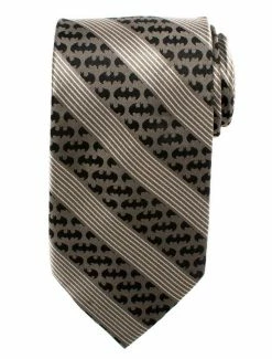 Outlet ✨ DC Comics Batman Black Pinstripe Tie 🎉