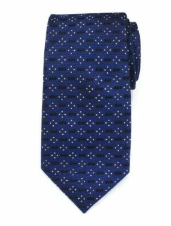 Discount ⌛ DC Comics Batman Icon Diamond Dot Navy Mens Tie ❤️