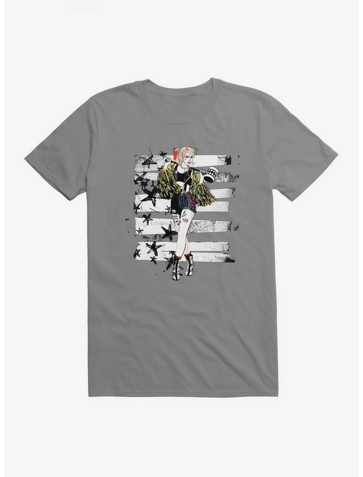 Best Sale ๐ DC Comics Birds Of Prey Harley Quinn Drawing T-Shirt ๐ - Image 5