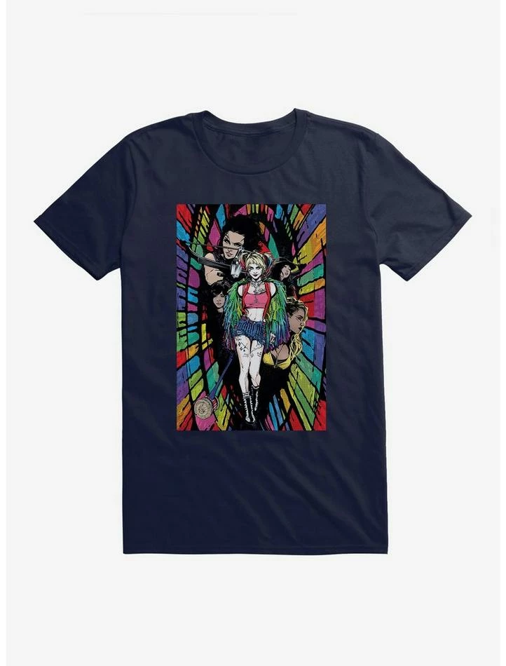Cheap 🔔 DC Comics Birds Of Prey Harley Quinn Pop Sketch T-Shirt 😀 - Image 2