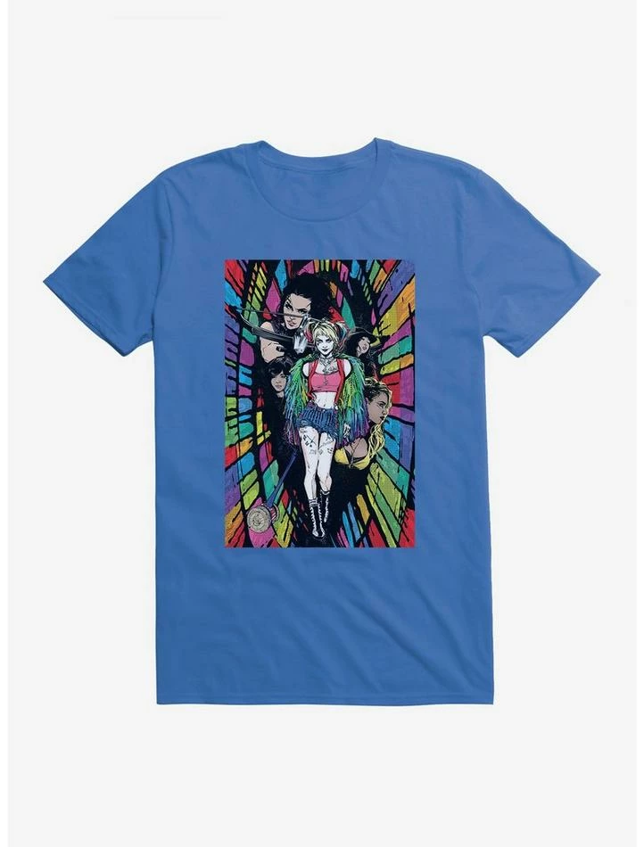Cheap 🔔 DC Comics Birds Of Prey Harley Quinn Pop Sketch T-Shirt 😀 - Image 3