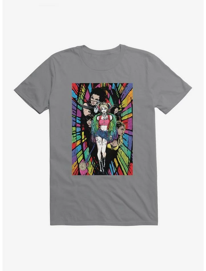 Cheap 🔔 DC Comics Birds Of Prey Harley Quinn Pop Sketch T-Shirt 😀 - Image 4