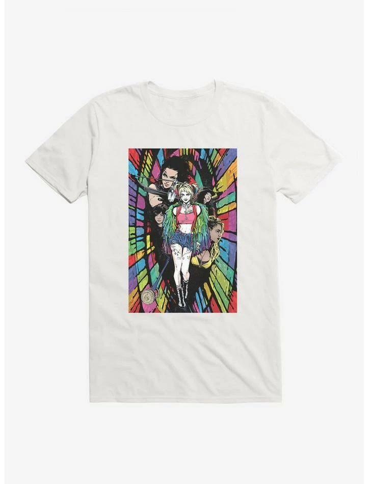 Cheap 🔔 DC Comics Birds Of Prey Harley Quinn Pop Sketch T-Shirt 😀 - Image 5