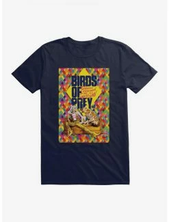 Discount ๐ DC Comics Birds Of Prey Harley Quinn Movie Poster Black T-Shirt ๐