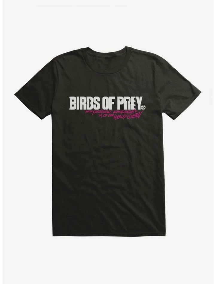 Best Sale โ DC Comics Birds Of Prey Movie Title T-Shirt โญ - Image 2