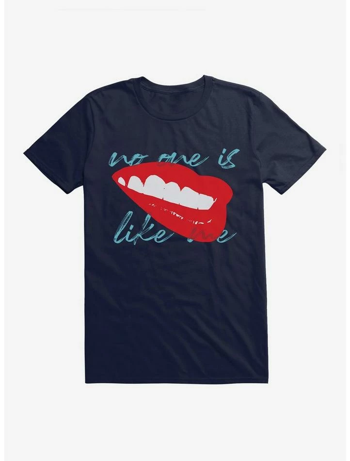 Wholesale ❤️ DC Comics Birds Of Prey Harley Quinn No One Is Like Me Red Lips Black T-Shirt 🛒 - Image 4