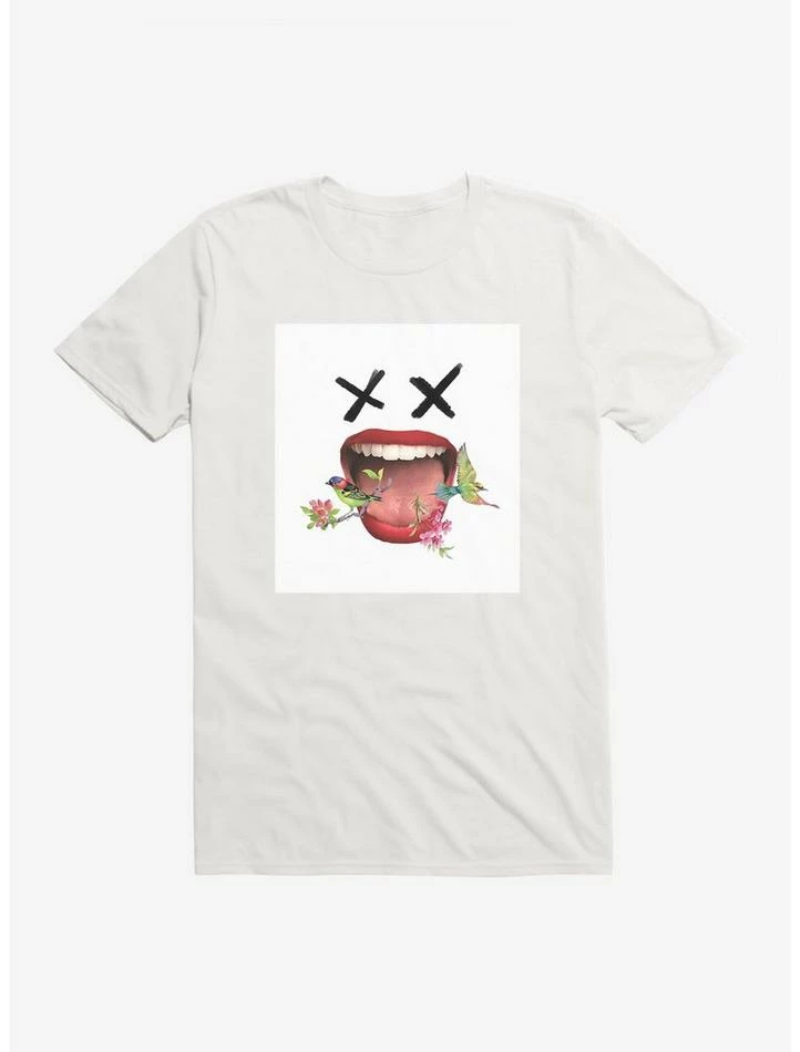 New 🥰 DC Comics Birds Of Prey Harley Quinn X Eyes Black T-Shirt 😀 - Image 6