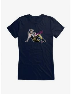 Best deal ✔️ DC Comics Birds Of Prey Harley Quinn 🔨 Hammer Pose 👧 Girls T-Shirt ⭐