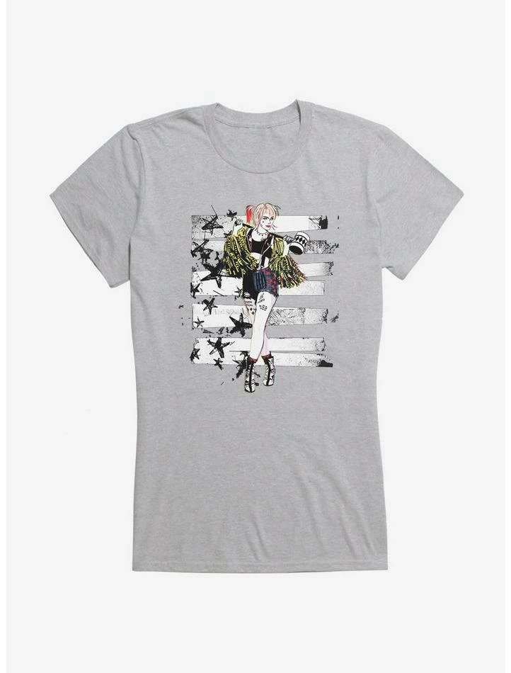 Wholesale ✨ DC Comics Birds Of Prey Harley Quinn Drawing 👧 Girls T-Shirt ❤️ - Image 4