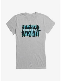 Flash Sale โค๏ธ DC Comics Birds Of Prey Harley Quinn And Her Crew Outlined ๐ง Girls Black T-Shirt ๐