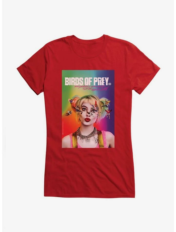 Best Pirce ๐ DC Comics Birds Of Prey Harley Quinn Major Players ๐ง Girls T-Shirt ๐ - Image 5