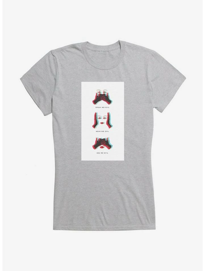 Budget 😉 DC Comics Birds Of Prey Speak No Evil 👧 Girls T-Shirt ⭐