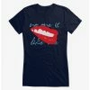 Cheap 🤩 DC Comics Birds Of Prey Harley Quinn No One Is Like Me Red Lips 👧 Girls Royal Blue T-Shirt 🎉