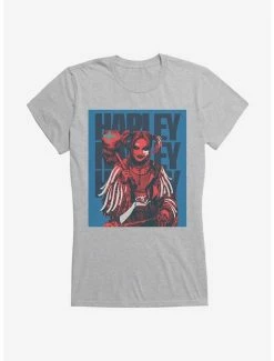 Cheapest โ๏ธ DC Comics Birds Of Prey Harley Quinn Poster ๐ง Girls T-Shirt โจ