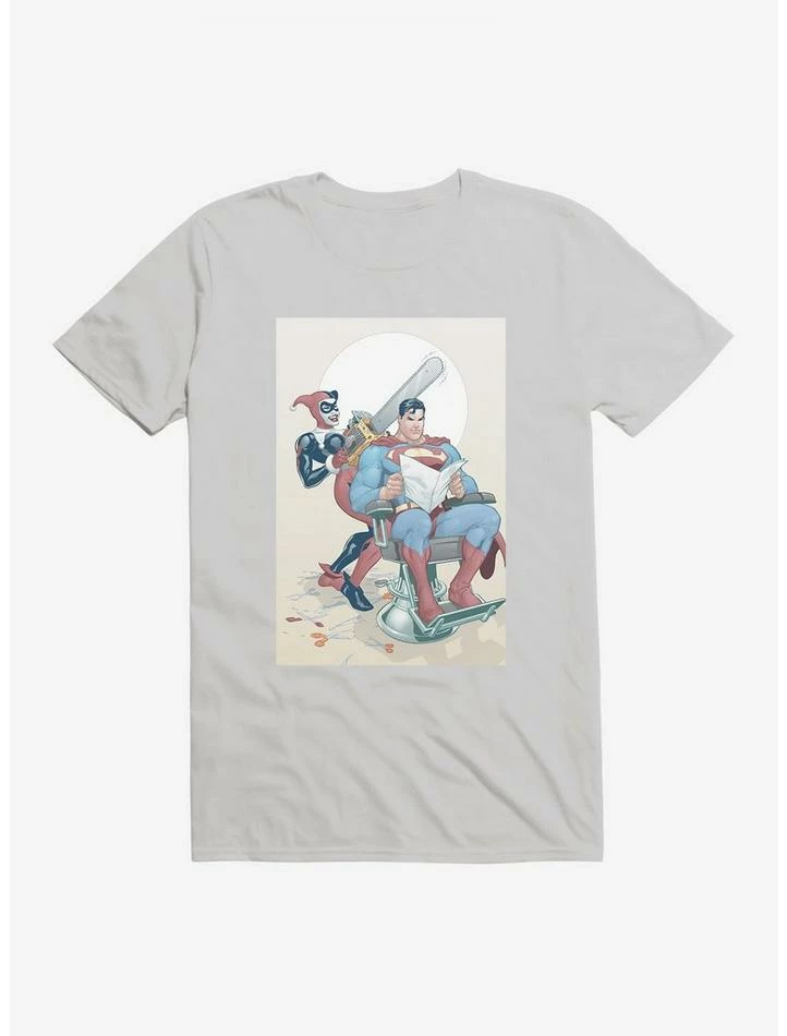 Promo ๐ฅฐ DC Comics Batman Harley Quinn Gives Superman A Haircut T-Shirt ๐ - Image 5