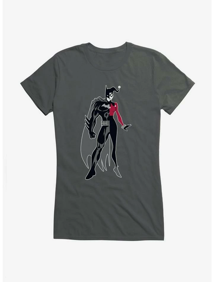 Promo ✔️ DC Comics Batman Half Batman Half Harley Quinn 👧 Girls T-Shirt ⭐ - Image 3