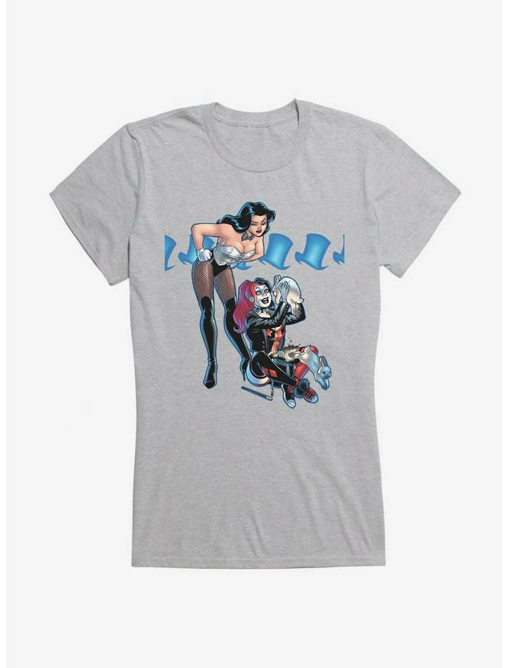 Cheapest ⌛ DC Comics Batman Harley Quinn Magic Trick 👧 Girls T-Shirt 💯 - Image 3
