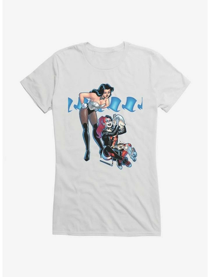 Cheapest ⌛ DC Comics Batman Harley Quinn Magic Trick 👧 Girls T-Shirt 💯 - Image 6