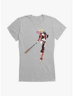 Best Sale 😀 DC Comics Batman Harley Quinn Skipping Away 👧 Girls T-Shirt 🤩