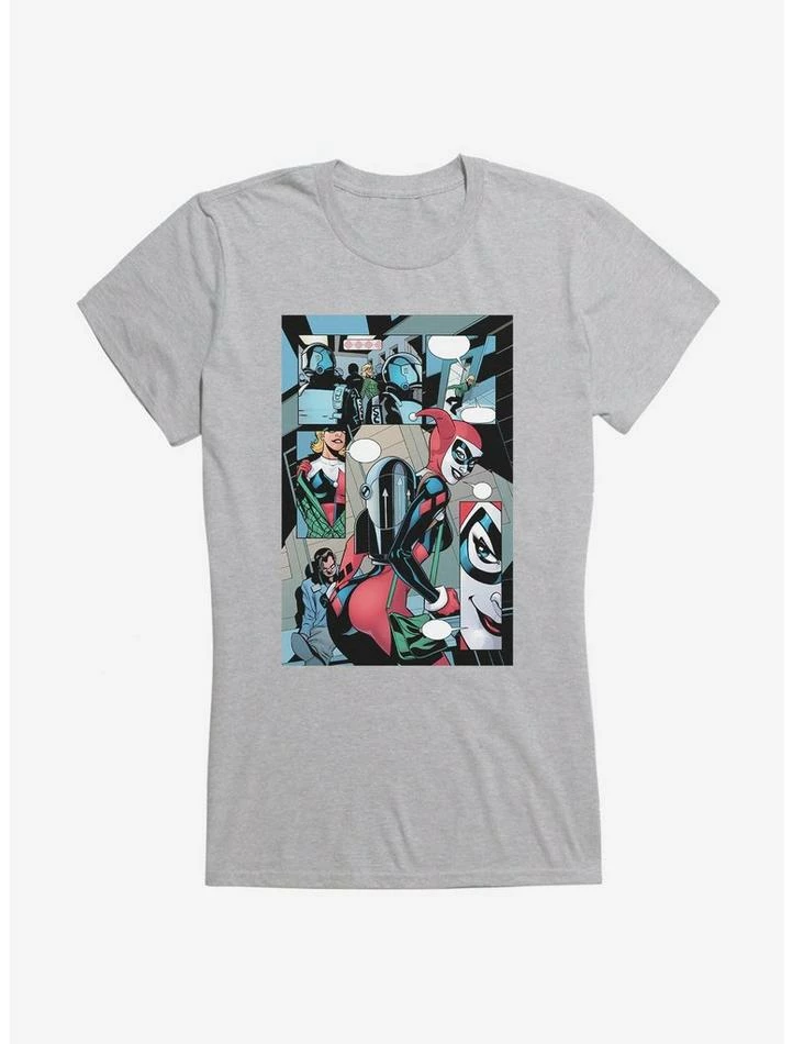 Flash Sale ✔️ DC Comics Batman Harley Quinn Tricked You Comic Strip 👧 Girls T-Shirt ⭐ - Image 3