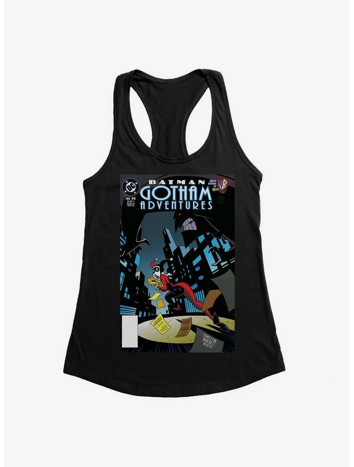 New 😍 DC Comics Batman Harley Quinn Gotham Adventures Comic 👧 Girls Tank ⭐ - Image 4