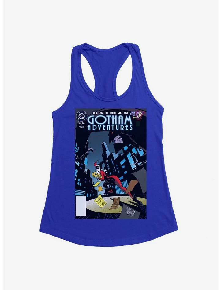 New 😍 DC Comics Batman Harley Quinn Gotham Adventures Comic 👧 Girls Tank ⭐ - Image 2