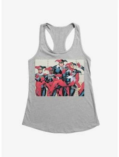 Outlet 🎉 DC Comics Batman Harley Quinn Imposter Lineup 👧 Girls Tank 😀