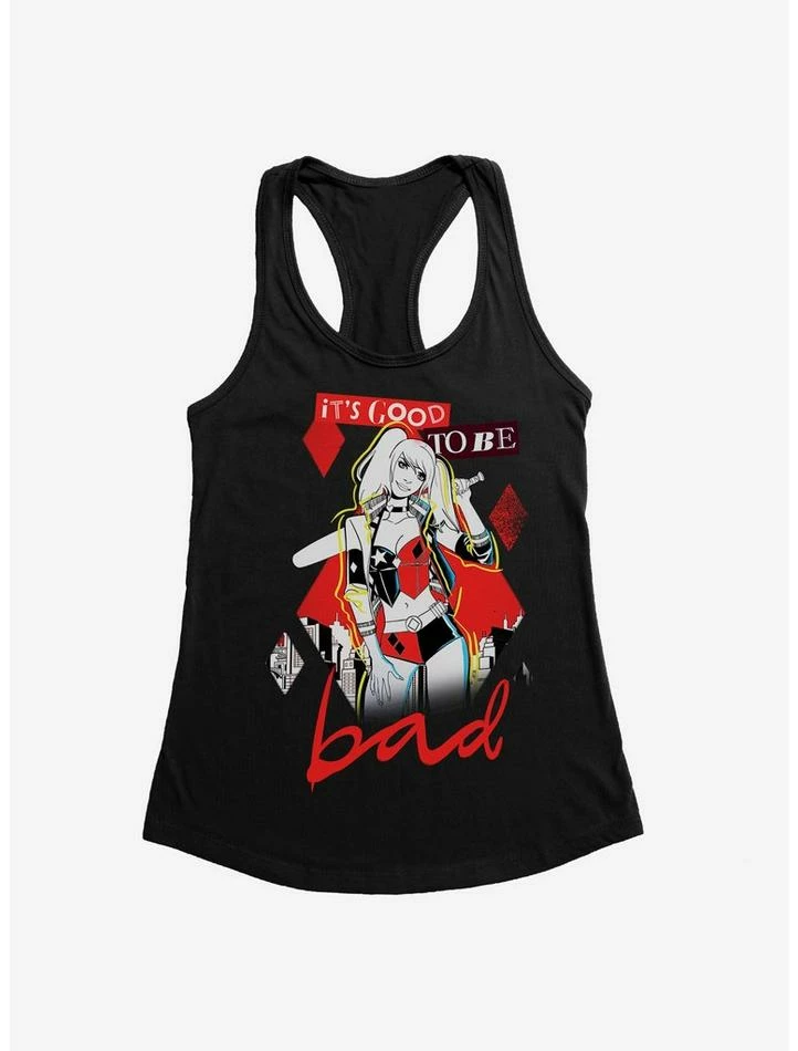 Outlet 🌟 DC Comics Batman Harley Quinn It's Good To Be Bad 👧 Girls Tank 😍 - Image 4