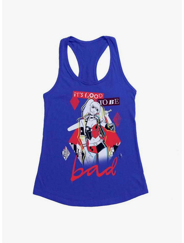 Outlet 🌟 DC Comics Batman Harley Quinn It's Good To Be Bad 👧 Girls Tank 😍 - Image 6