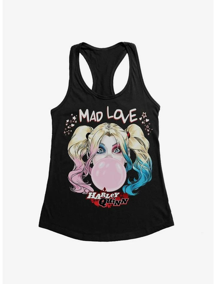 Buy 👏 DC Comics Batman Harley Quinn Mad Love Bubblegum 👧 Girls Tank ✔️ - Image 4