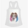Promo 🤩 DC Comics Batman Harley Quinn Sketch Portrait 👧 Girls Tank 🌟