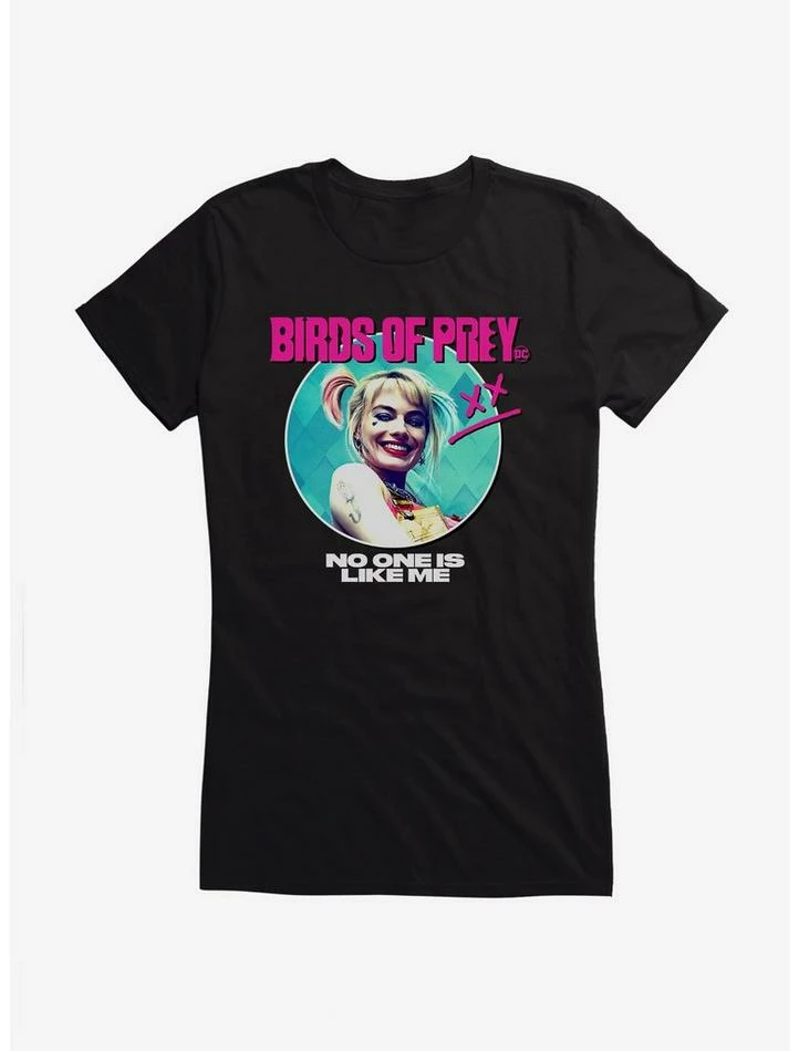 Wholesale 😍 DC Comics Birds Of Prey Harley Quinn No One Is Like Me 👧 Girls T-Shirt ✨