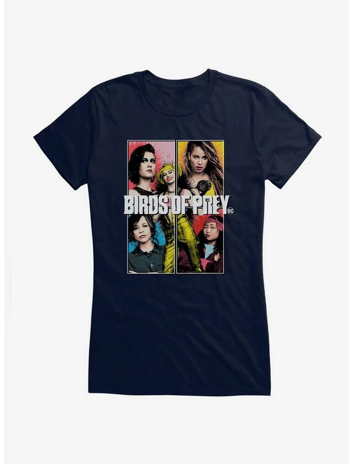 Brand new 🎁 DC Comics Birds Of Prey Team Box Up 👧 Girls T-Shirt 💯 - Image 4