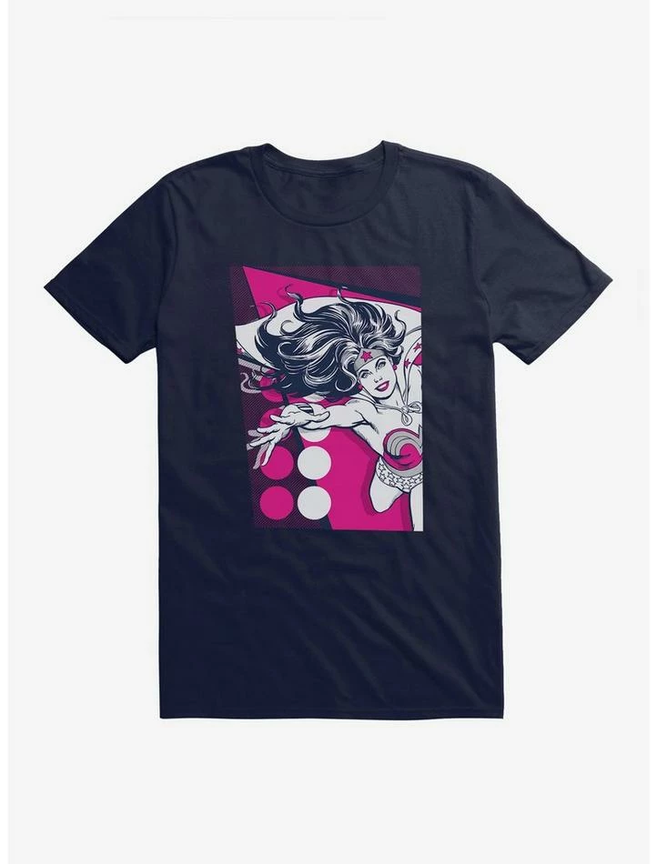 Discount โญ DC Comics Wonder ๐ฉ Woman Pink Dots T-Shirt ๐งจ - Image 5