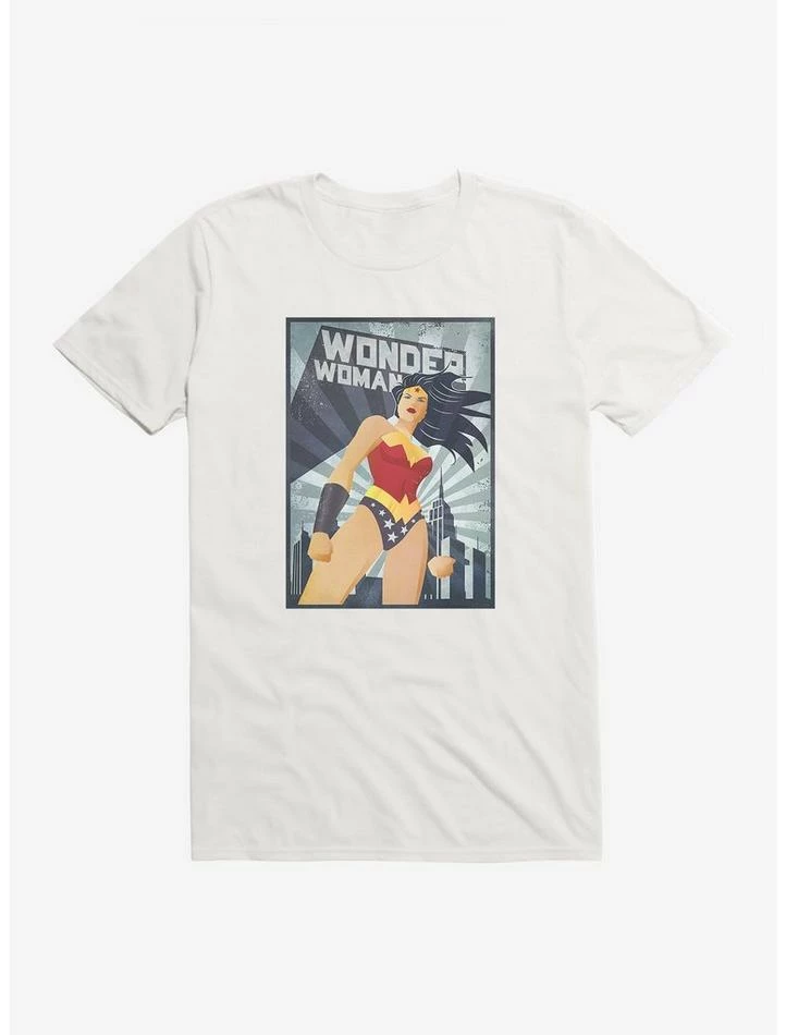 Budget ❤️ DC Comics Wonder 👩 Woman Over The City T-Shirt 😉 - Image 5