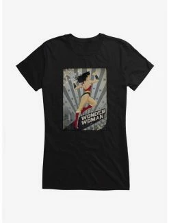 New 💯 DC Comics Wonder 👩 Woman Charge 👧 Girls T-Shirt 🛒