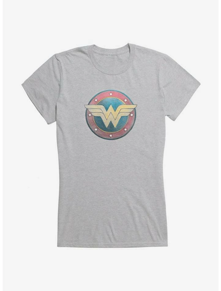 Coupon ⭐ DC Comics Wonder 👩 Woman Classic Shield 👧 Girls T-Shirt 🌟 - Image 3