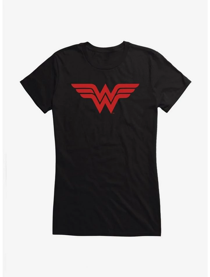 Promo ๐ฅฐ DC Comics Wonder ๐ฉ Woman Large Logo ๐ง Girls T-Shirt ๐งจ - Image 2